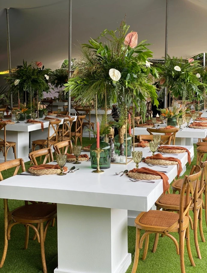 Event Setup with Decor and Florals